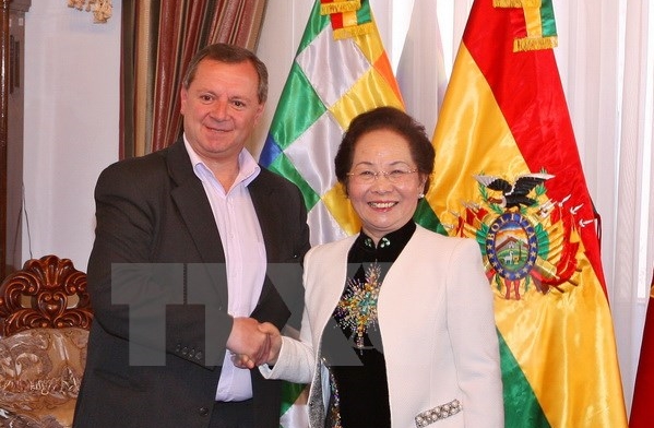 Вице-президент СРВ Нгуен Тхи Зоан находится в Боливии с визитом